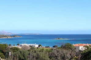 Vista a la playa o el mar