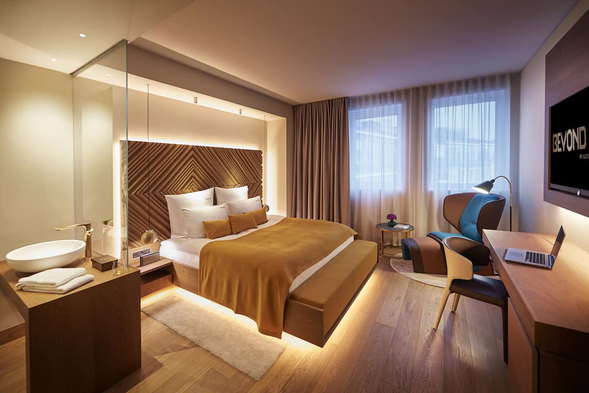 Double Room | Sábanas de algodón egipcio, ropa de cama de alta calidad y edredón