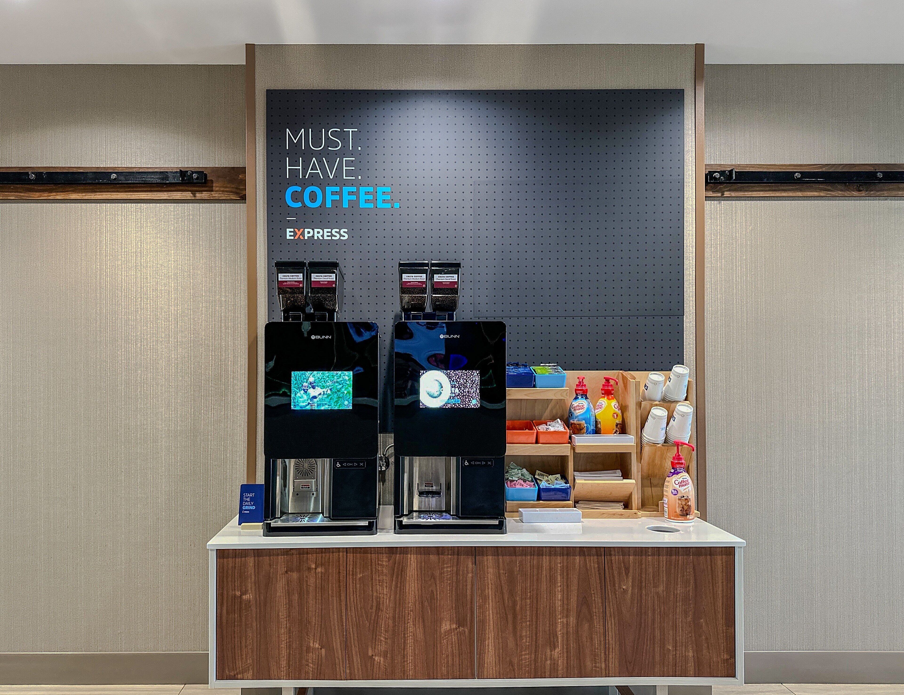 free daily self-service breakfast