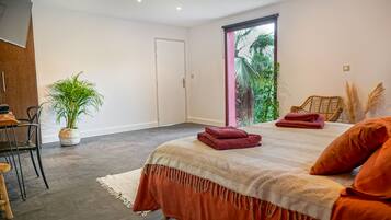 Design Room | Premium bedding, Select Comfort beds, individually decorated, desk