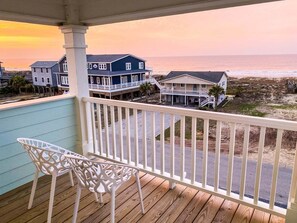Property grounds - Luxurious 5-bedroom home in Holden Beach with private pool and ocean access. (Holden Beach)