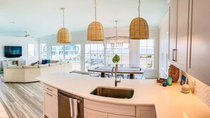 Interior - Luxurious 5-bedroom home in Holden Beach with private pool and ocean access. (Holden Beach)