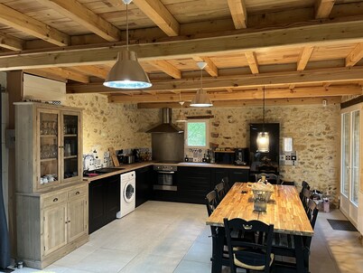 Stone country house with swimming pool