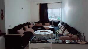 Zimmer, 1 Schlafzimmer, Raucher, Terrasse | Wohnzimmer