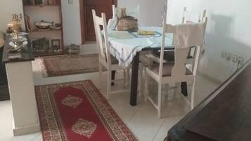 Room, 1 Bedroom, Smoking, Terrace | Dining room