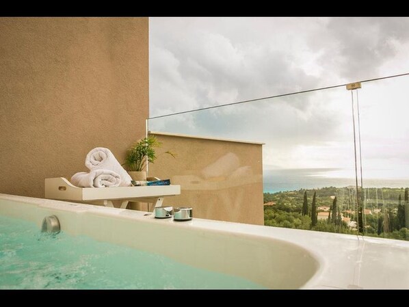 Appartement, 1 chambre, balcon, vue ville | Salle de bain