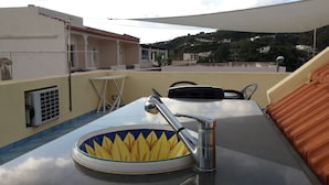 Apartment, 1 Bedroom, Patio, Ocean View | Terrace/patio - Nice Studio in the Historic Center (Lipari)