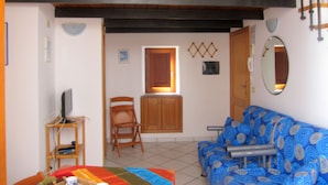 Apartment, 1 Bedroom, Patio, Ocean View | Lounge - Nice Studio in the Historic Center (Lipari)