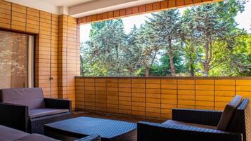 Dormitorio condiviso, 1 camera da letto, balcone | Parco della struttura