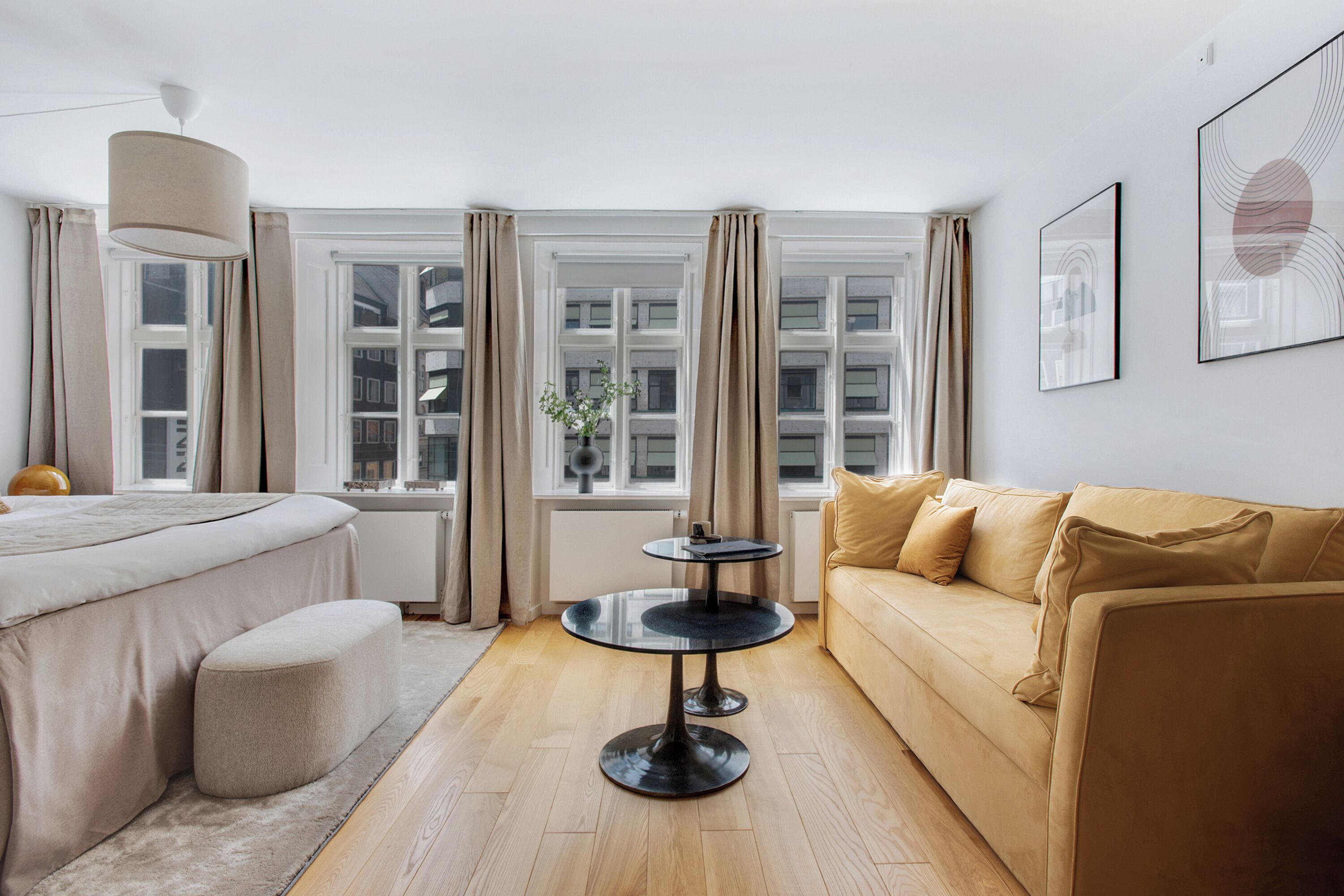 Apartamento, 1 quarto, vista para a cidade | 2 quartos