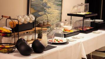 Daily buffet breakfast (EUR 12 per person)