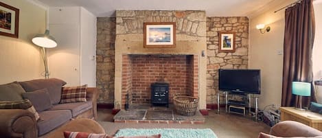 TV, fireplace, stereo, offices