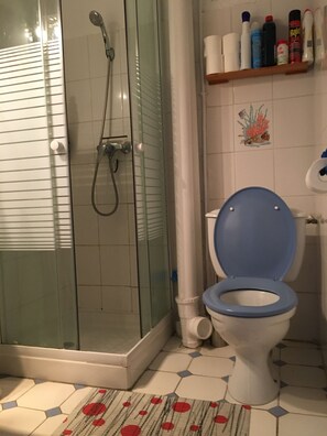Shower, hair dryer, toilet paper - T2 Saint-Florent sea view (Patrimonio)