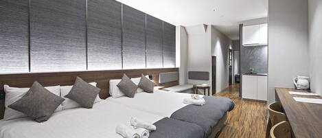 Exclusive Room, 2 Bedrooms | Blackout drapes, free WiFi