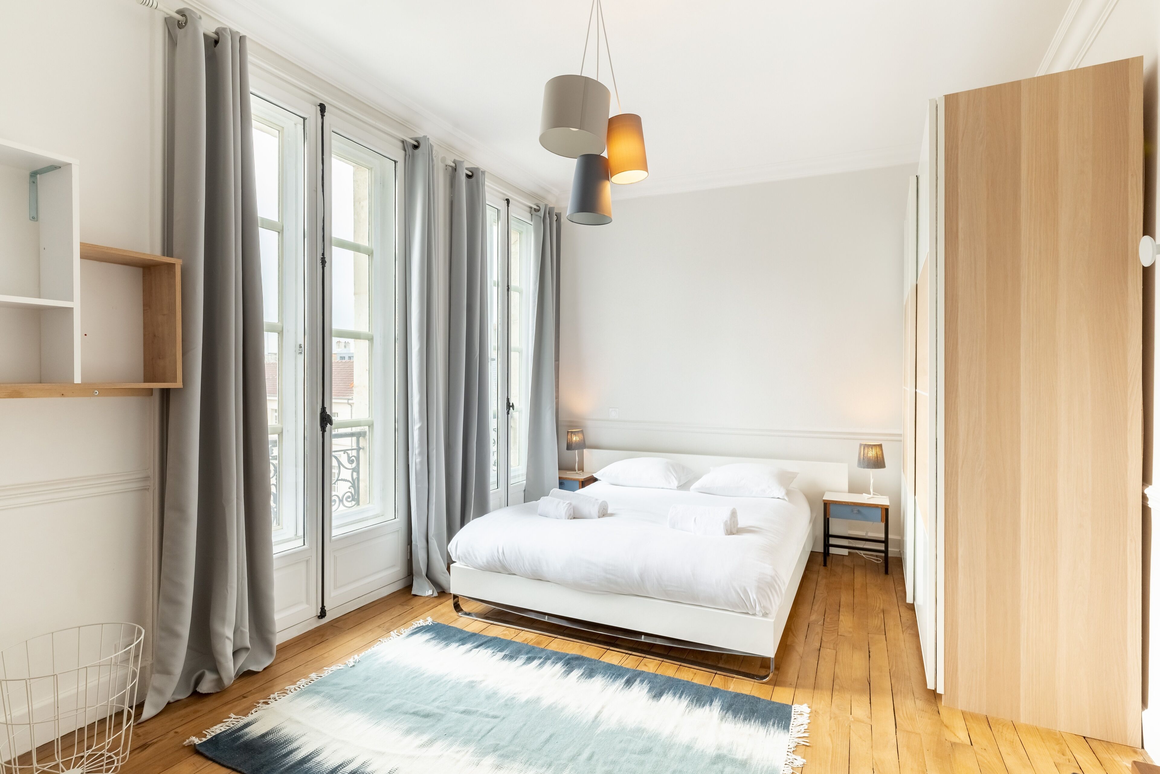 4 chambres, fer et planche à repasser, Wi-Fi gratuit, draps fournis