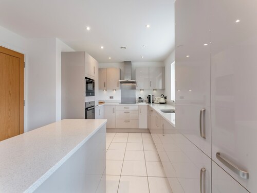 A beautiful large house on an exclusive estate.