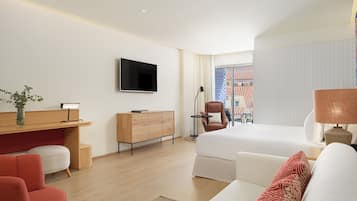 Couette en duvet d'oie, minibar, coffres-forts dans les chambres, bureau