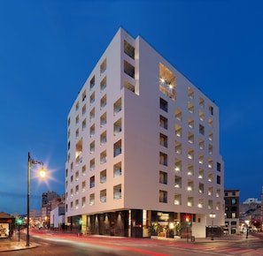 Front of property – evening/night