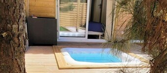 Seaside chalet 20m2, 2/4 pers with private jacuzzi