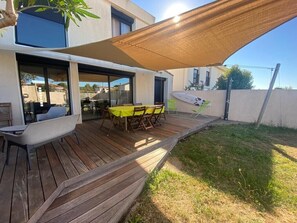 Outdoor dining - Between city and ocean house 8per terraces/garden (La Rochelle)
