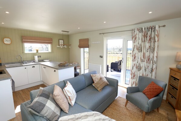 Cottage | Living room | Fireplace - The Swift (Whitchurch)