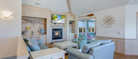 TV, fireplace, DVD player, table tennis