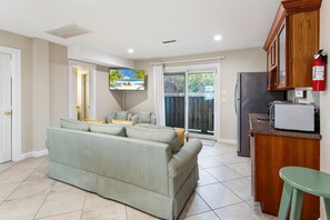 TV, fireplace - Oceans Eleven: Pool, Hot Tub, Oceanfront (Corolla)