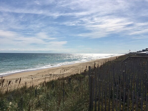 Beach nearby - Blessed by the Sea: Semi-Oceanfront, Pool, Hot Tub (Southern Shores)