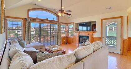Sound Side Out*Community Pool*5 min drive to beach