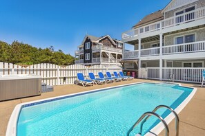 Una piscina riscaldata