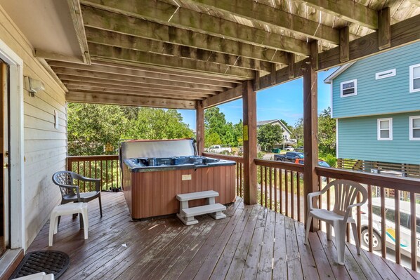 Terrace/patio - 1624 The Sand Piper *8 Min Walk to Beach (Corolla)