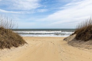 On the beach