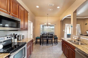 Fridge, microwave, oven, stovetop - Perfect Stay in Ranch-like House with Huge Backyard! (Forney)