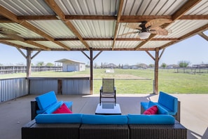 Terrace/patio - Perfect Stay in Ranch-like House with Huge Backyard! (Forney)