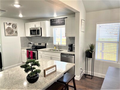 Beautiful, friendly, and functional home. Great location