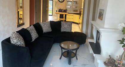 Comfortable single-storey house 100 m2 on a fenced plot