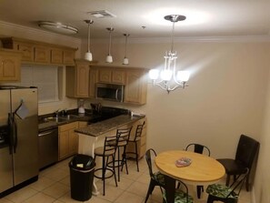 Condo, Multiple Beds, Patio, Pool View | Private kitchen - #A Island Morning Sun (South Padre Island)