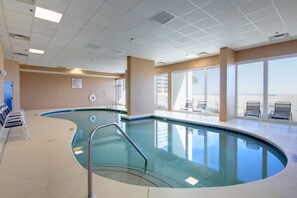 Indoor pool, a heated pool
