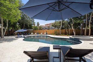 A heated pool - West End PCB! *Heated* Private Pool and Hot Tub! Sleeps 12! Short Walk to Beach! (Panama City Beach)