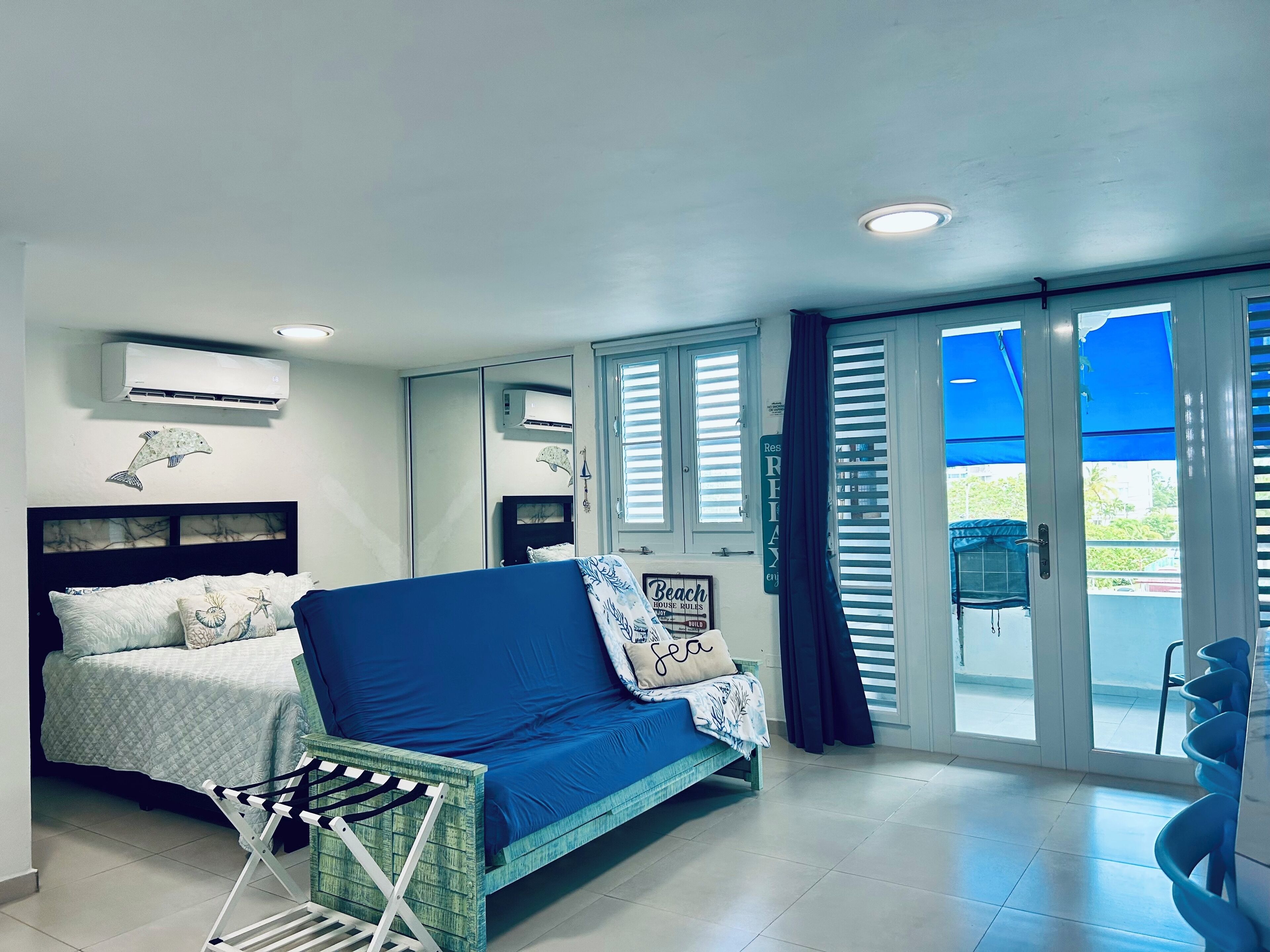 1 bedroom, iron/ironing board, travel crib, free WiFi