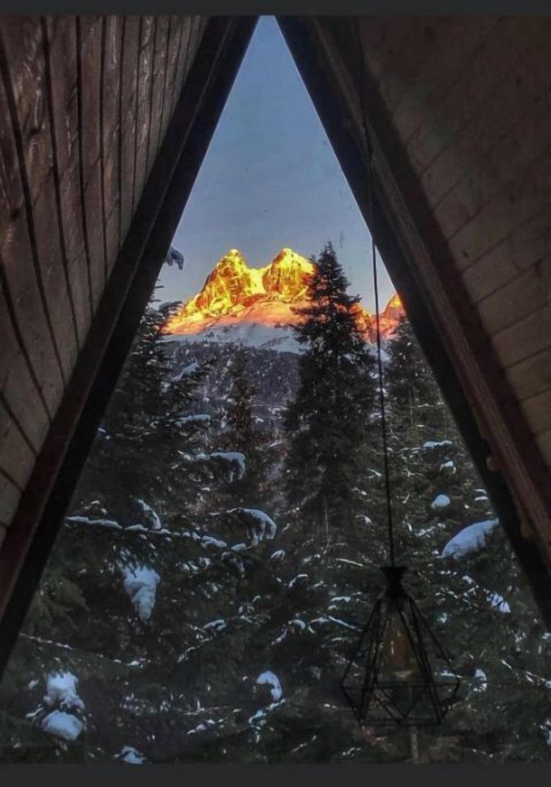 Vue depuis l’hébergement
