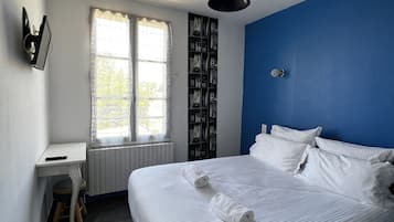 Literie de qualité supérieure, décoration personnalisée, bureau