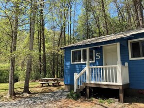 Exterior - Seed Cabin at Bleu Canoe Campground - 2bed/1bath (Clarkesville)