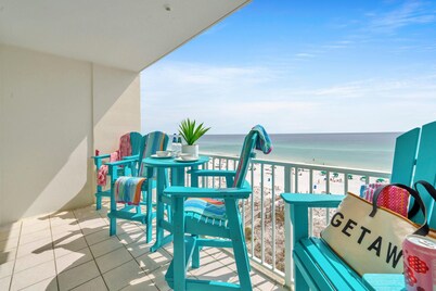 🌊Gulf Dunes 605 - Emerald Destiny | Gulf Front+2 Pools | Beach Service🌊