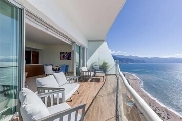 Ocean front balcony