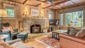 Ferienhaus, Mehrere Betten (Wallace Cottage) | Wohnzimmer
