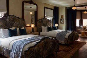 Suite, 2 camas de matrimonio (The Mary Margaretta, Floor 3) | Ropa de cama de alta calidad y decoración individual
