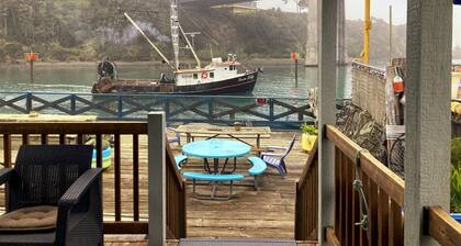 Boat House - Right on the dock facing the historic Noyo Harbor and the Pacific ocean itself
