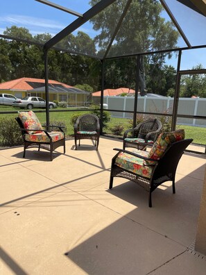 Terrace/patio - Serendipity Place Inverness w/ private pool (Inverness)