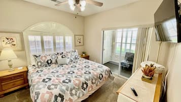 4 bedrooms, iron/ironing board, WiFi (free), bed sheets